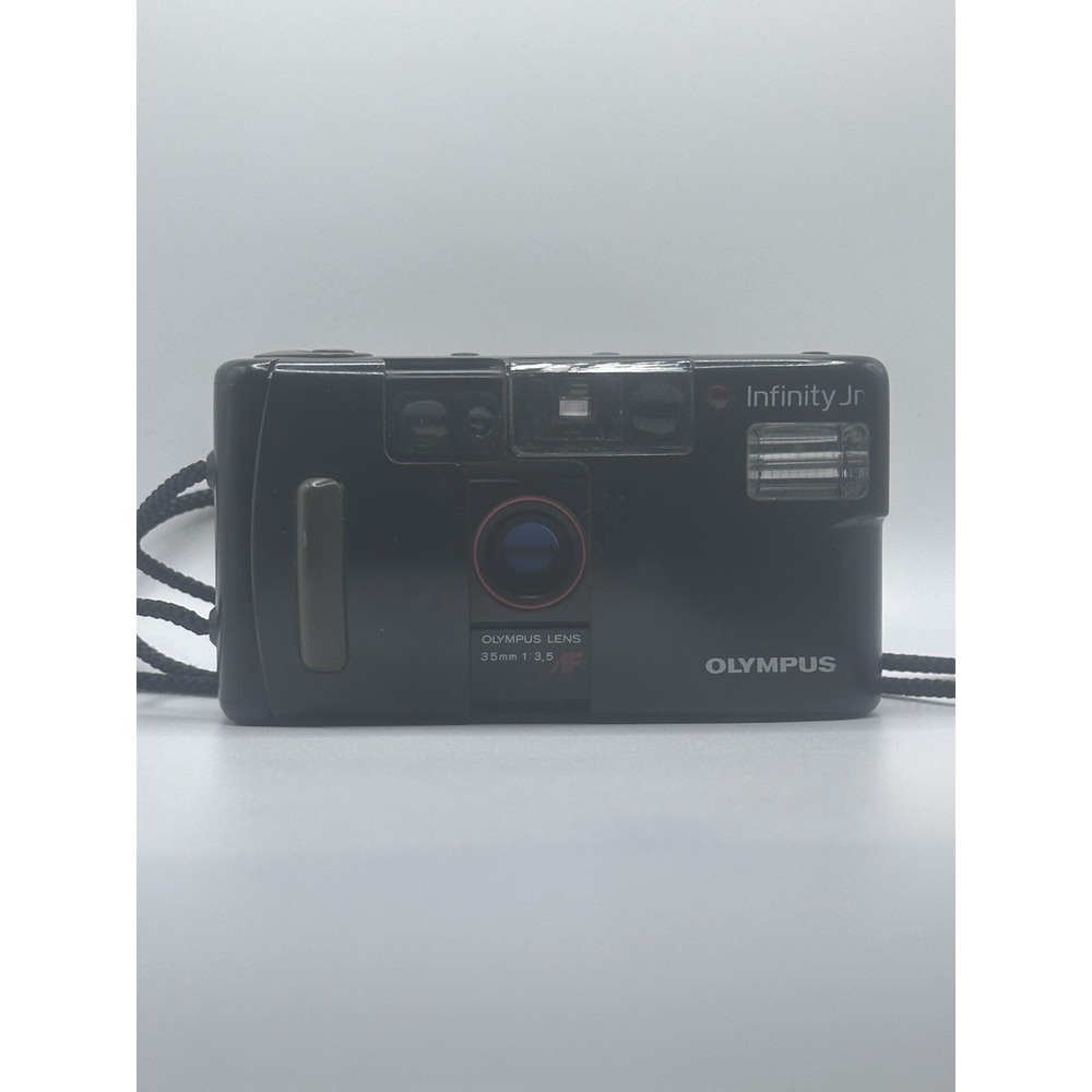 Olympus Infinity Jr 35mm Point & Shoot Film Camera 35mm f/3.5 AF Untested
